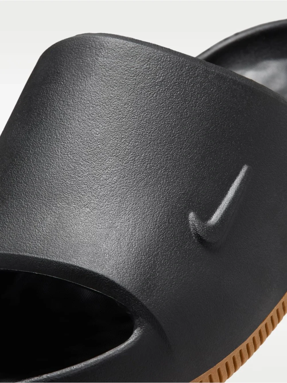 NWB Nike Men’s Calm Slide 2.0 in Color Black/Gum Medium Brown Size 9